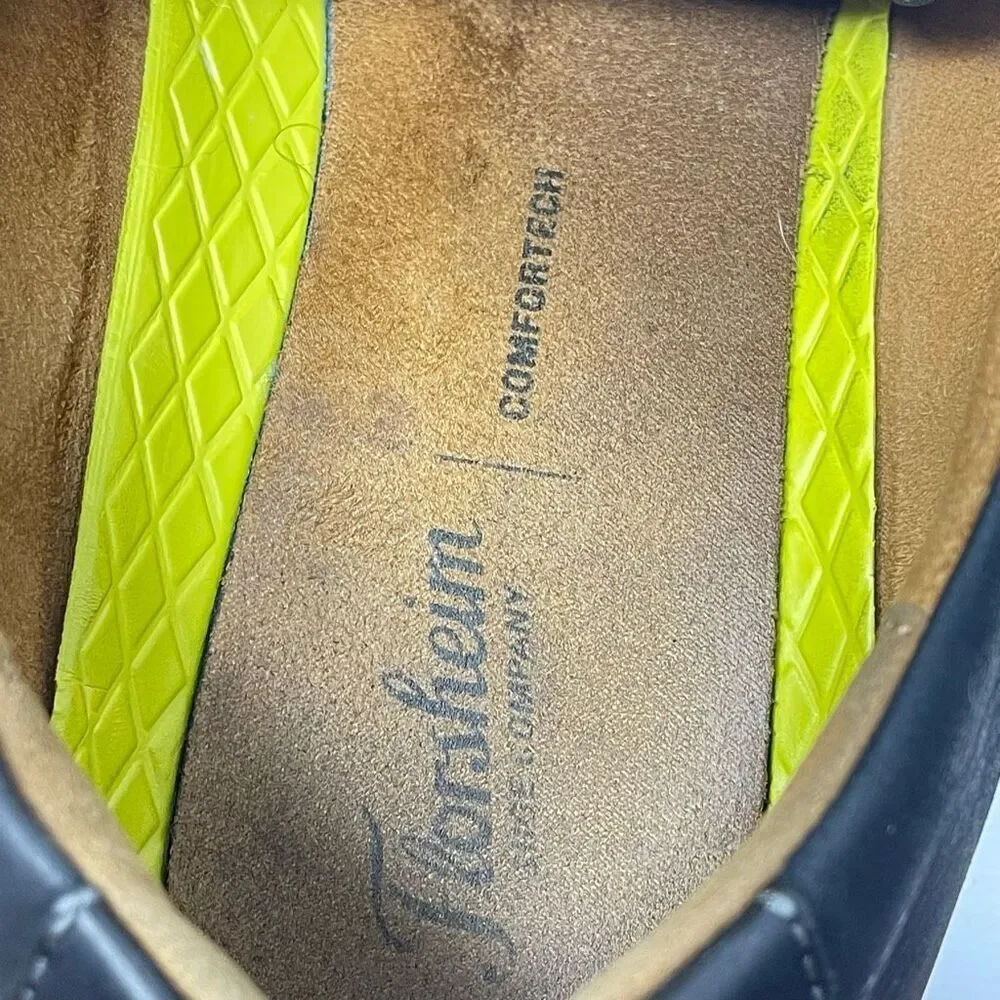 Florsheim Norwalk Plain Toe Oxford Black Leather Loafers Dress Shoes Men’s 13